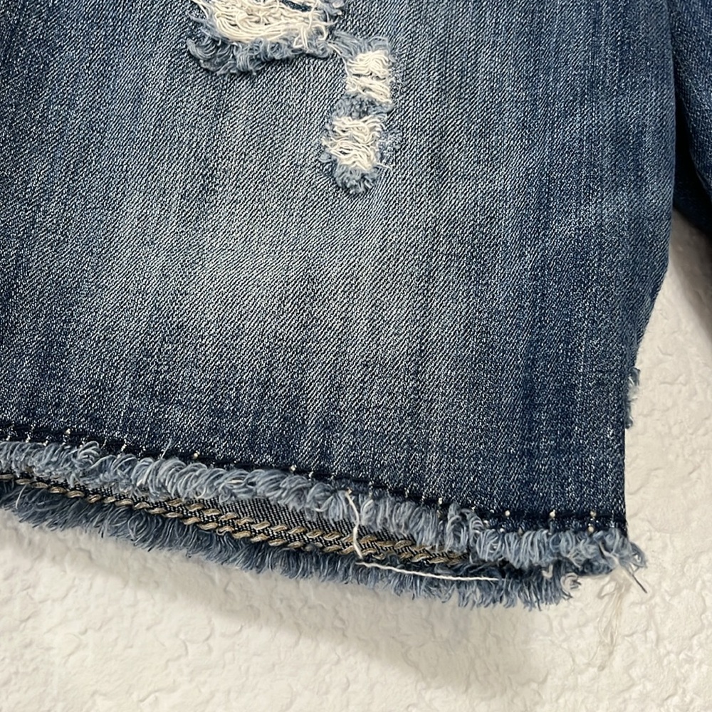 Silver Sammy Distressed Denim Shorts - Picture 5 of 14